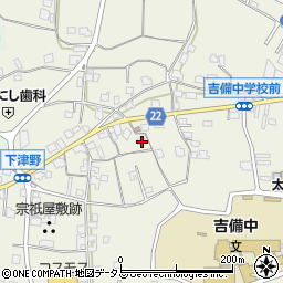 和歌山県有田郡有田川町下津野908周辺の地図