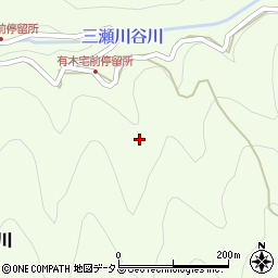 和歌山県有田郡有田川町三瀬川268周辺の地図