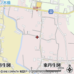 和歌山県有田郡有田川町東丹生図177周辺の地図