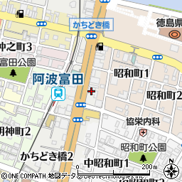 徳島県治山林道協会周辺の地図