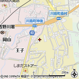 徳島県吉野川市川島町桑村311周辺の地図