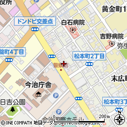 八勝亭オリエント 今治店周辺の地図