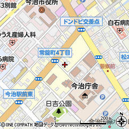 愛媛県今治市常盤町4丁目1-10周辺の地図