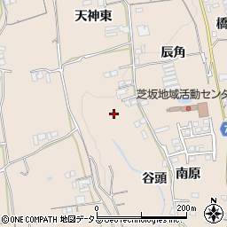 徳島県美馬市美馬町谷頭周辺の地図