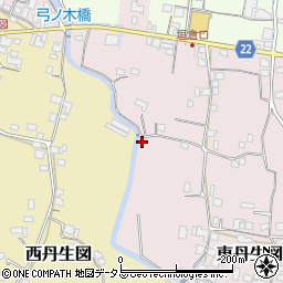 和歌山県有田郡有田川町東丹生図182周辺の地図