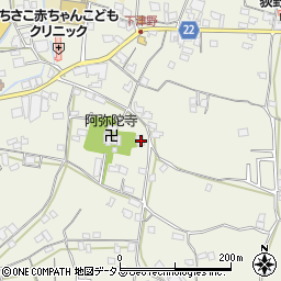 和歌山県有田郡有田川町下津野417周辺の地図