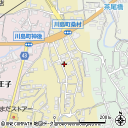 徳島県吉野川市川島町桑村178-10周辺の地図