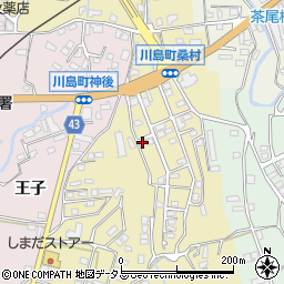 徳島県吉野川市川島町桑村178-34周辺の地図