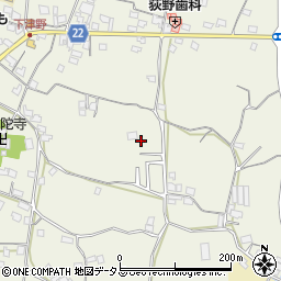 和歌山県有田郡有田川町下津野345周辺の地図