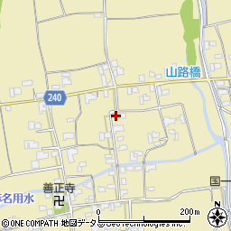 徳島県吉野川市鴨島町山路1303周辺の地図