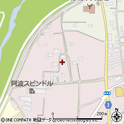 徳島県吉野川市山川町春日54周辺の地図