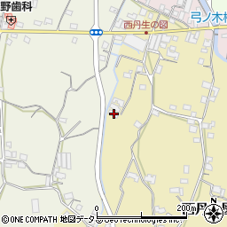 和歌山県有田郡有田川町西丹生図536周辺の地図
