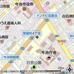 愛媛県今治市常盤町4丁目1-12周辺の地図