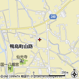 徳島県吉野川市鴨島町山路1548周辺の地図