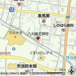八大龍王神社周辺の地図
