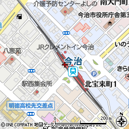 ニッポンレンタカー今治駅営業所周辺の地図