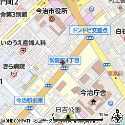 愛媛県今治市常盤町4丁目3-17周辺の地図