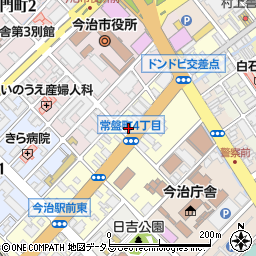 愛媛県今治市常盤町4丁目3-23周辺の地図