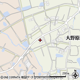 香川県観音寺市大野原町萩原302周辺の地図