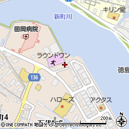 徳島物産株式会社周辺の地図