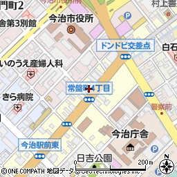 愛媛県今治市常盤町4丁目3-15周辺の地図