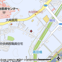 山口県防府市大崎402周辺の地図