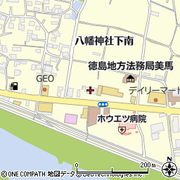 阿波銀行脇町支店 ＡＴＭ周辺の地図
