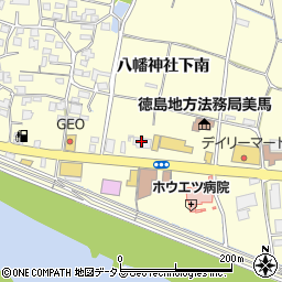 阿波銀行脇町支店周辺の地図