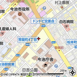愛媛県今治市常盤町4丁目1周辺の地図