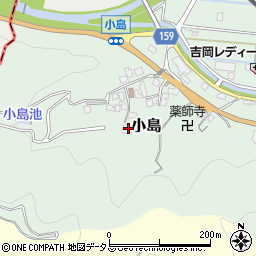 和歌山県有田郡有田川町小島390周辺の地図