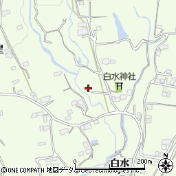 徳島県美馬市脇町白水3975周辺の地図
