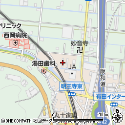 和歌山県有田郡有田川町天満36周辺の地図