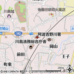 吉野川簡易裁判所周辺の地図
