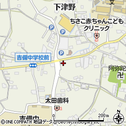 和歌山県有田郡有田川町下津野591周辺の地図