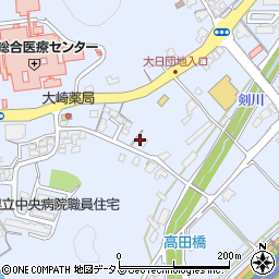 山口県防府市大崎401周辺の地図