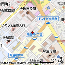 愛媛県今治市常盤町4丁目3-20周辺の地図