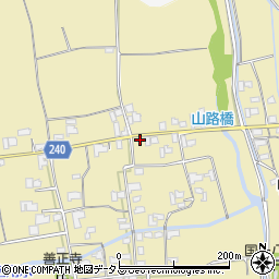 徳島県吉野川市鴨島町山路1401周辺の地図