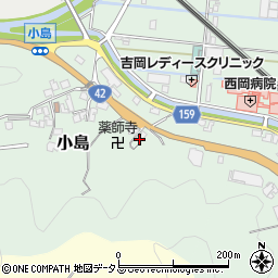 和歌山県有田郡有田川町小島363周辺の地図