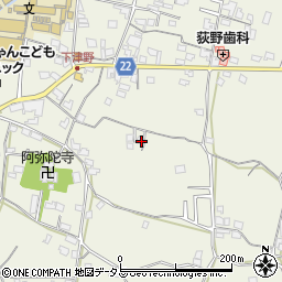 和歌山県有田郡有田川町下津野325周辺の地図