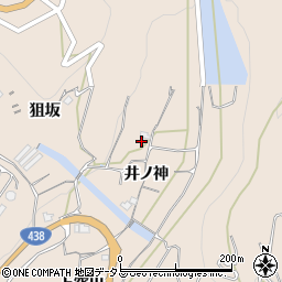 徳島県美馬市美馬町井ノ神周辺の地図