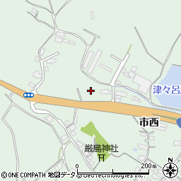 山口県防府市台道市西56-1周辺の地図