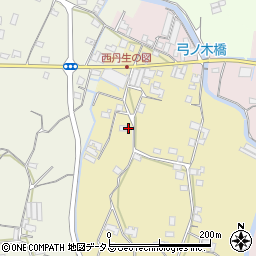 和歌山県有田郡有田川町西丹生図542周辺の地図