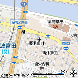 徳島クリニック周辺の地図