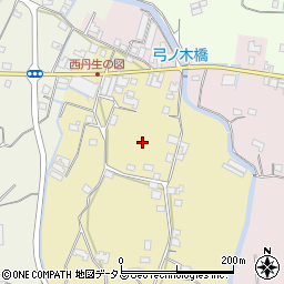 和歌山県有田郡有田川町西丹生図周辺の地図