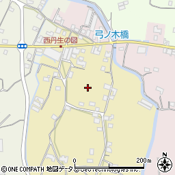 和歌山県有田川町（有田郡）西丹生図周辺の地図