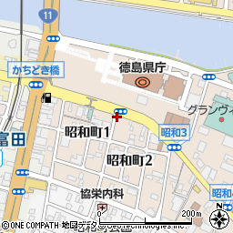 徳島県防犯協会（公益社団法人）周辺の地図