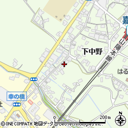 山口県山口市嘉川下中野4480周辺の地図