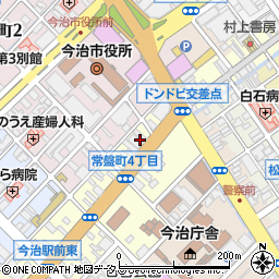 愛媛県今治市常盤町4丁目3-8周辺の地図