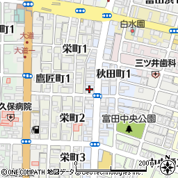 葉田周辺の地図
