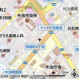 愛媛県今治市常盤町4丁目3-4周辺の地図